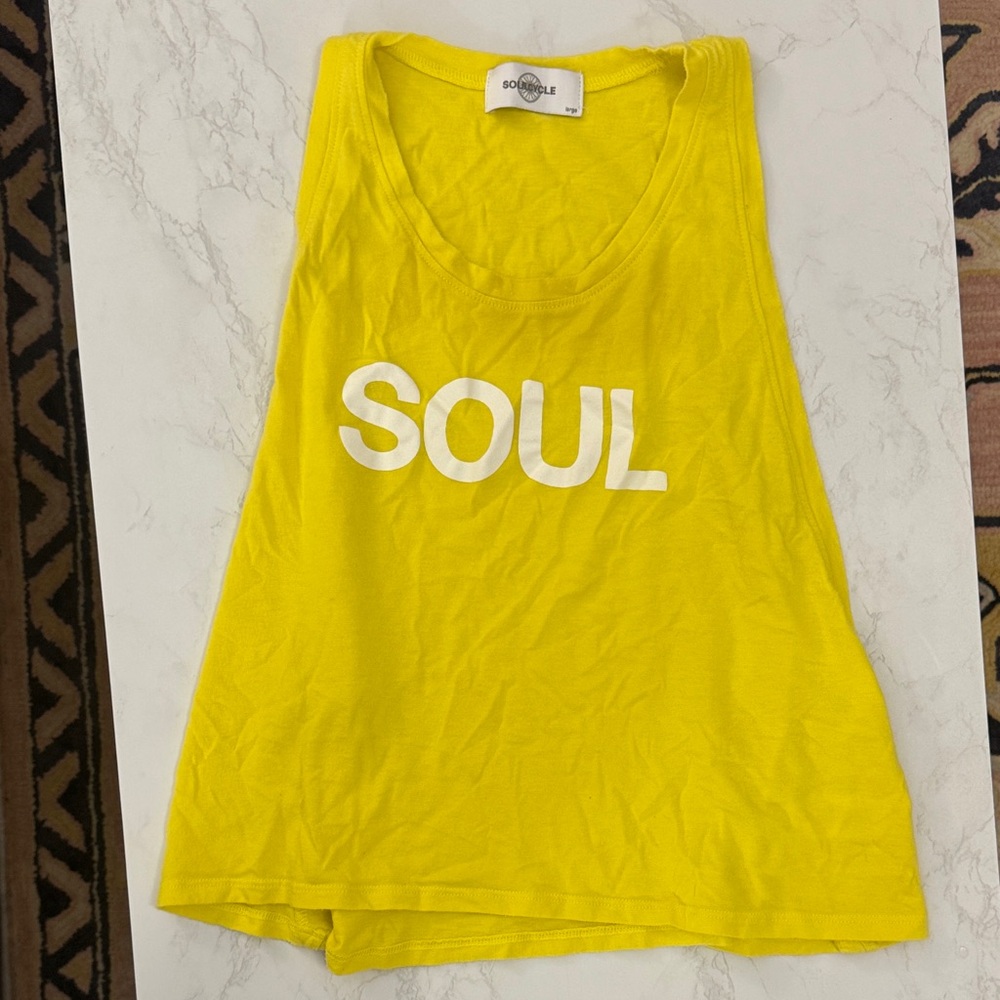 SoulCycle Vibrant Yellow Tank Top